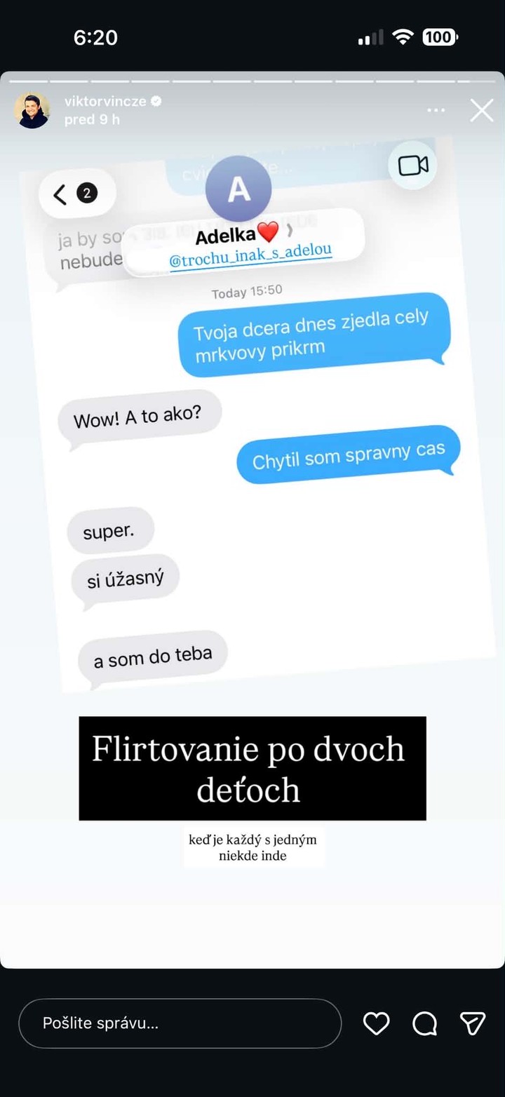 Adela Vinczeová, Manžel, Viktor, Flirt